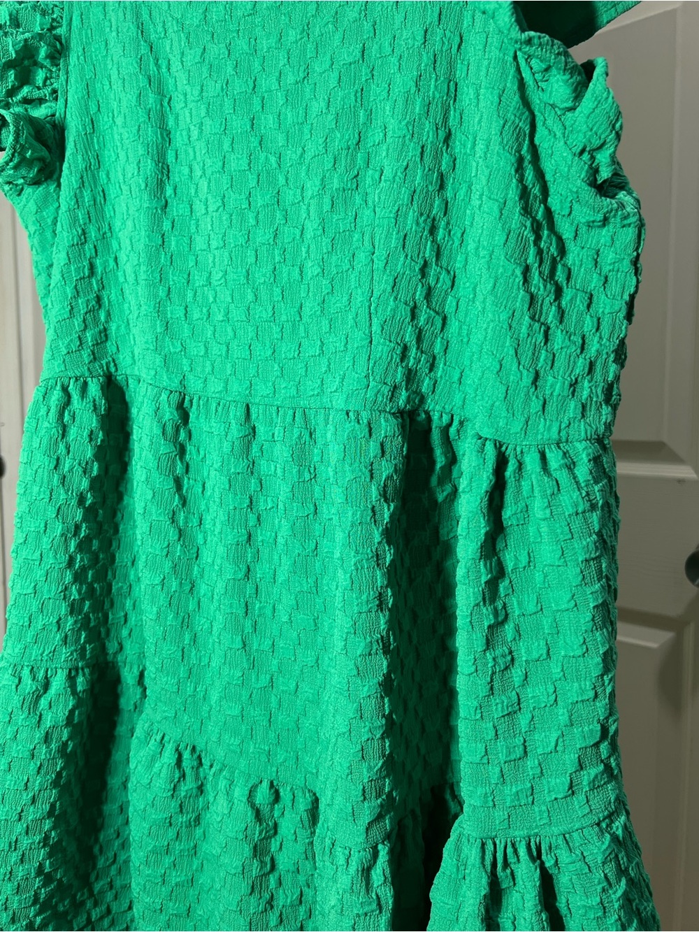 Umgee Women’s Textured Tiered Dress – Size Medium - Picture 3 of 8